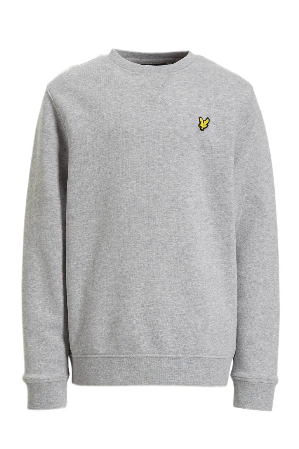 Lyle & Scott gemêleerde trui MLB2000V grijs