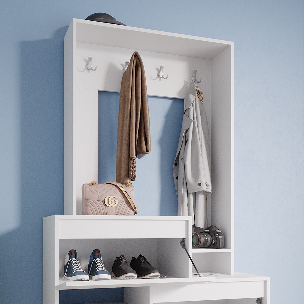 Flurgarderobe Schuhschrank Flurkommode Evia Flurmöbel Schuhregal Kommode Vicco
