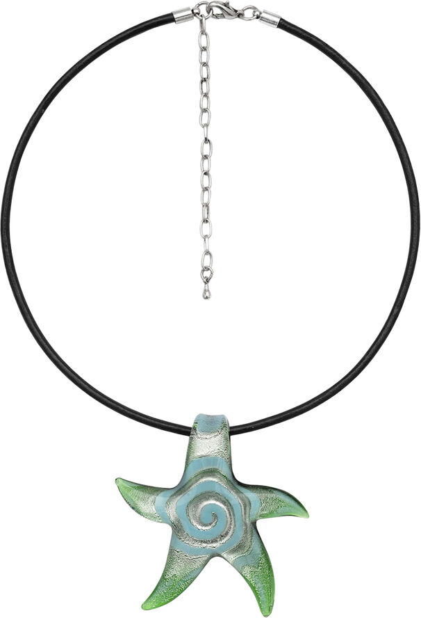 The Good Statement SPIRIT NECKLACE / LIGHT GREEN STAR Light green