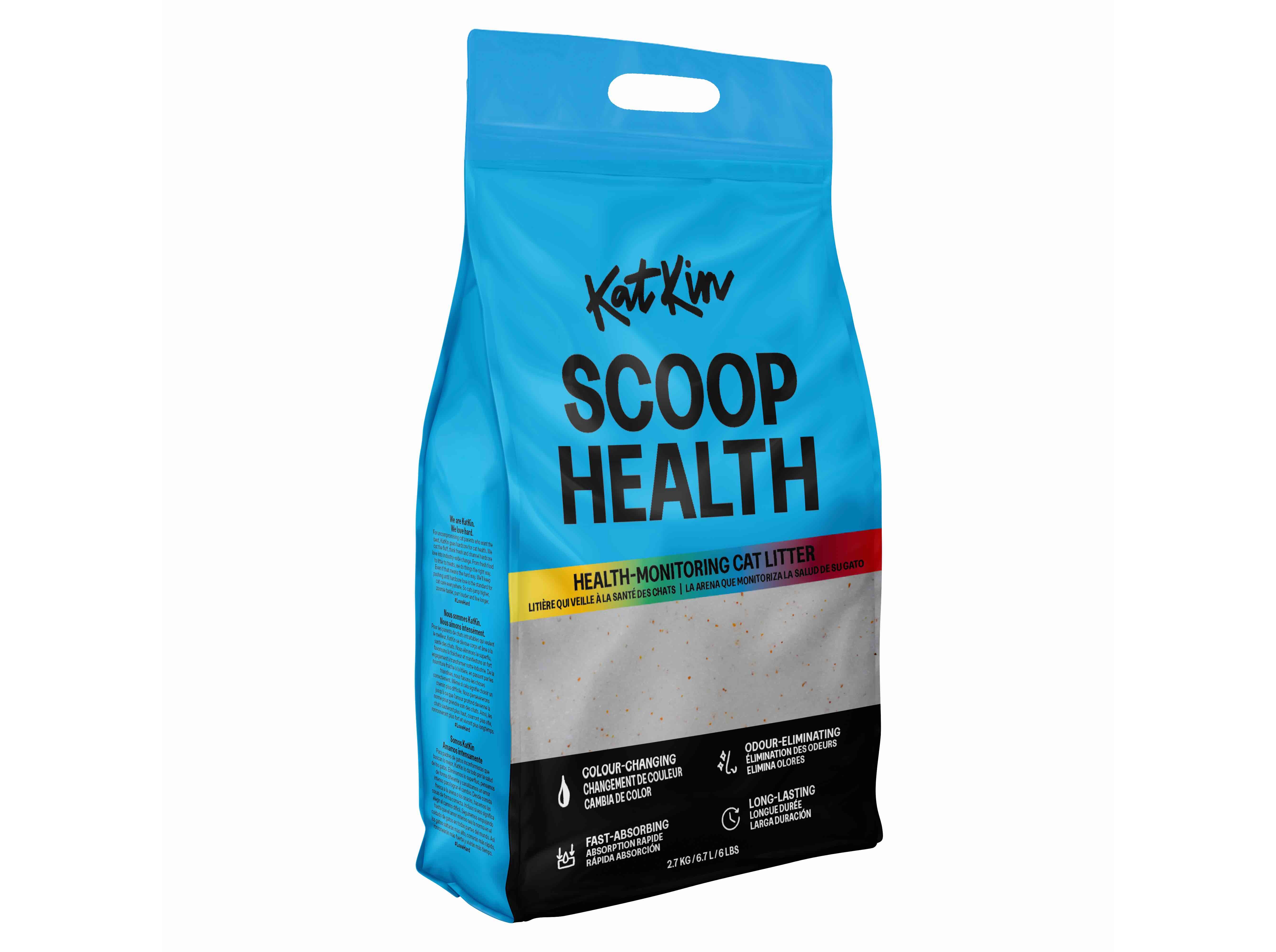 SÍLICA PARA GATO KAT KIN SCOOP HEALTH 2.7KG
