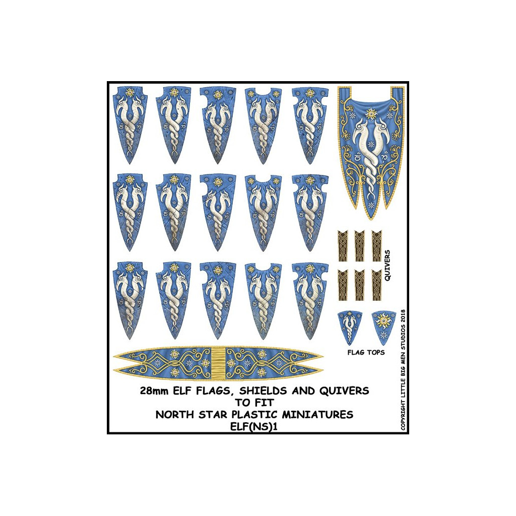 Oathmark: Elf Banner and Shields 1