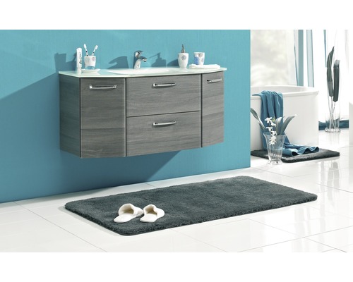 Pelipal Alika wastafelmeubel, 111 cm, grafietstructuur, horizontaal gedemonteerd, zonder wastafel