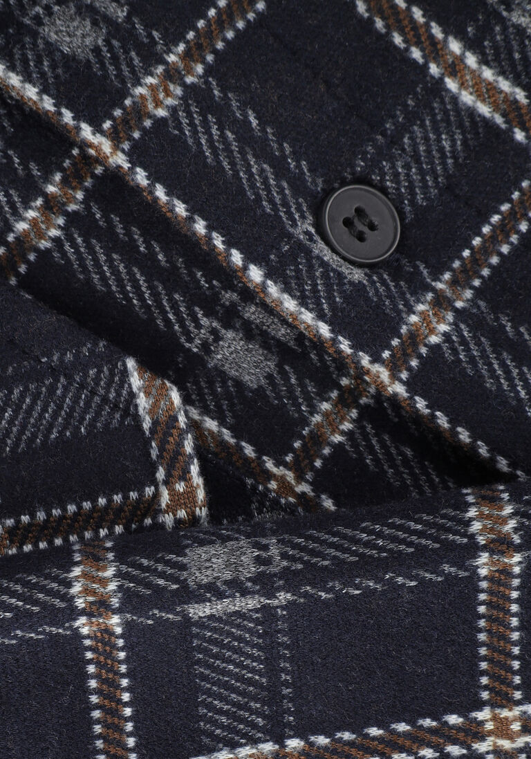 RELLIX blauwe rellix overshirt shirt jacket check