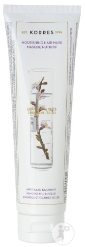 Korres Masque Capillaire Nutritif Amandes Et Graines De Lin Cheveux Secs Et Abîmés 125ml