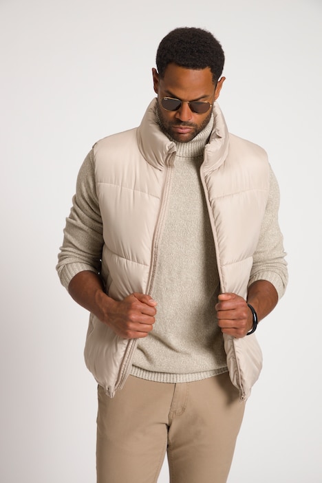 STHUGE Steppweste, DaunenTouch Wattierung, Stehkragen, Zipper, bis 8 XL