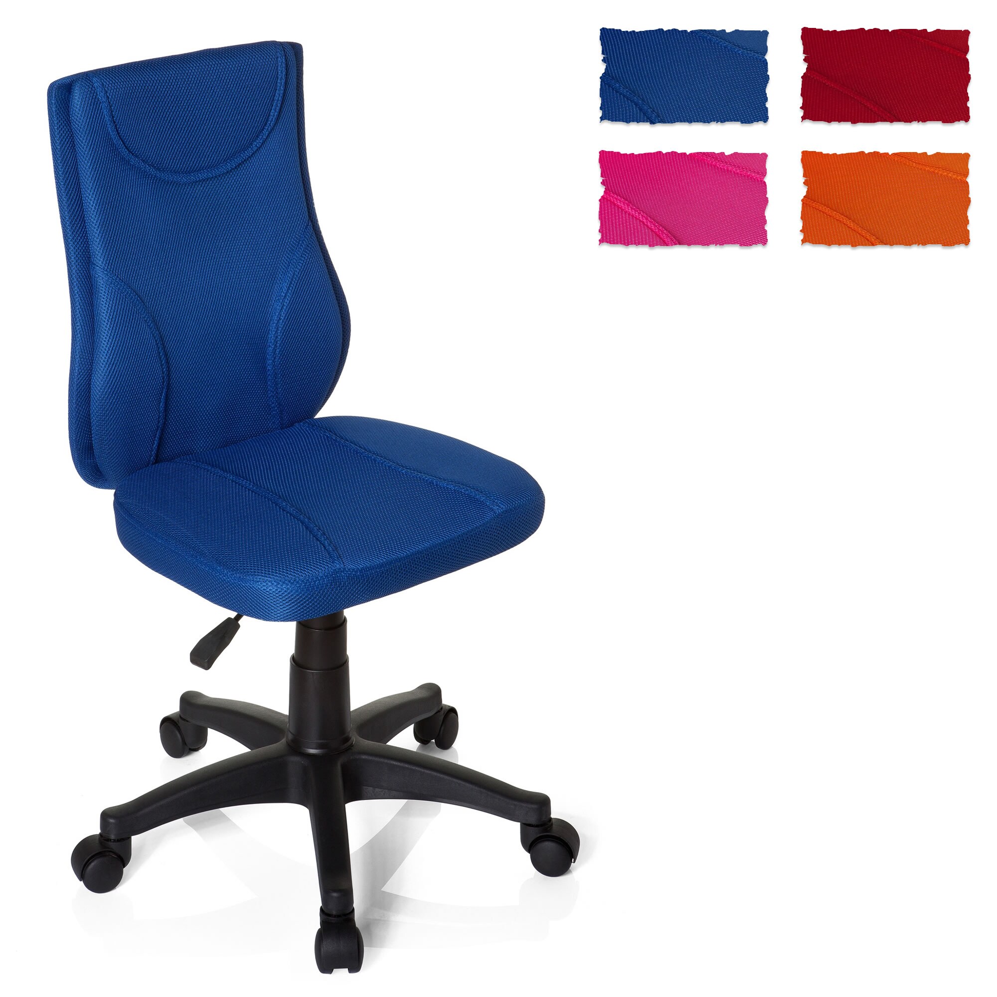 Kinderdrehstuhl KIDDY BASE Stoff ohne Armlehnen hjh OFFICE