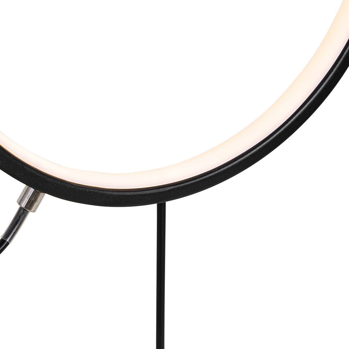 Set van 2 prikspots zwart 60cm incl. LED oplaadbaar en solar IP65 - Adalind