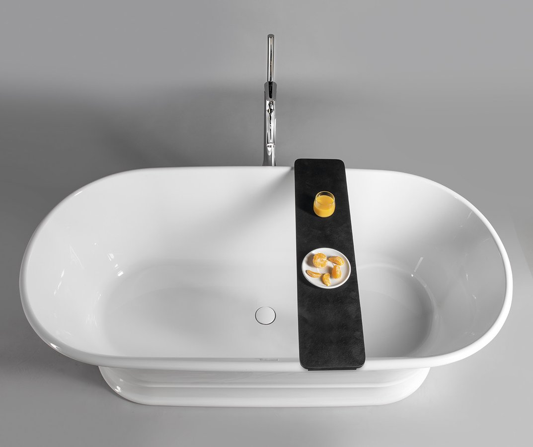 Sapho Reduta badplank 86x20cm zwart