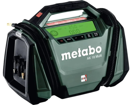 Metabo 11 bar 18 V accucompressor, zonder accu en lader