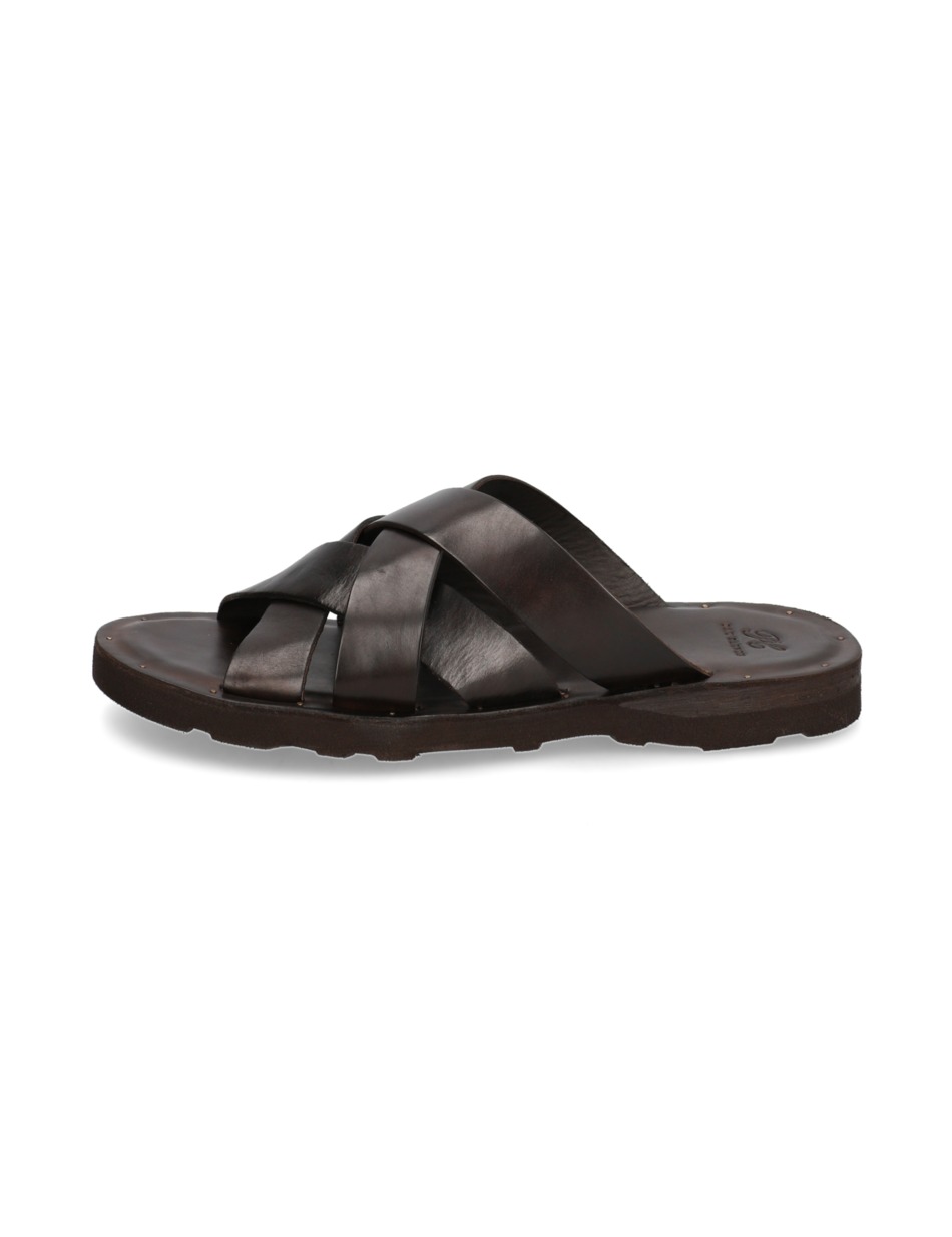 Glattleder Pantoffel