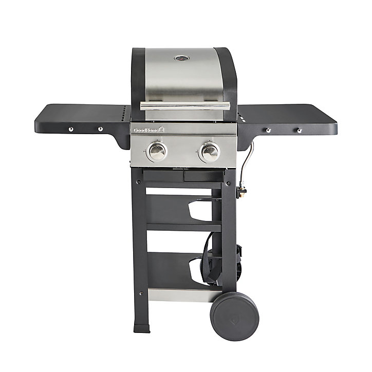 Barbecue à gaz 2 bruleurs GoodHome Owsley 2.0