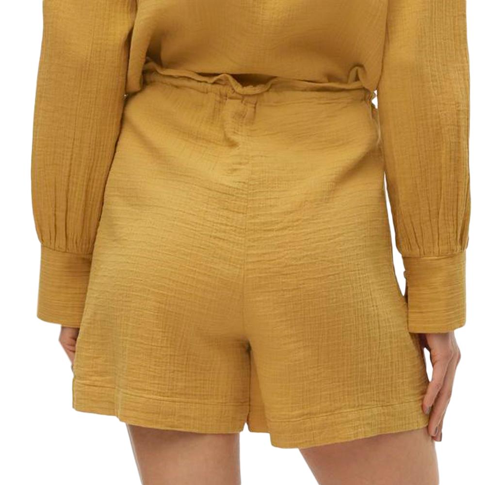 Vero Moda Short Jaune Femme Vero Moda Rikke