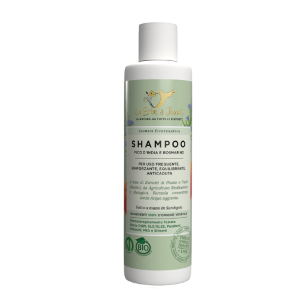 Le Erbe di Janas  Shampoo Kaktusfeige & Rosmarin, 150 ml