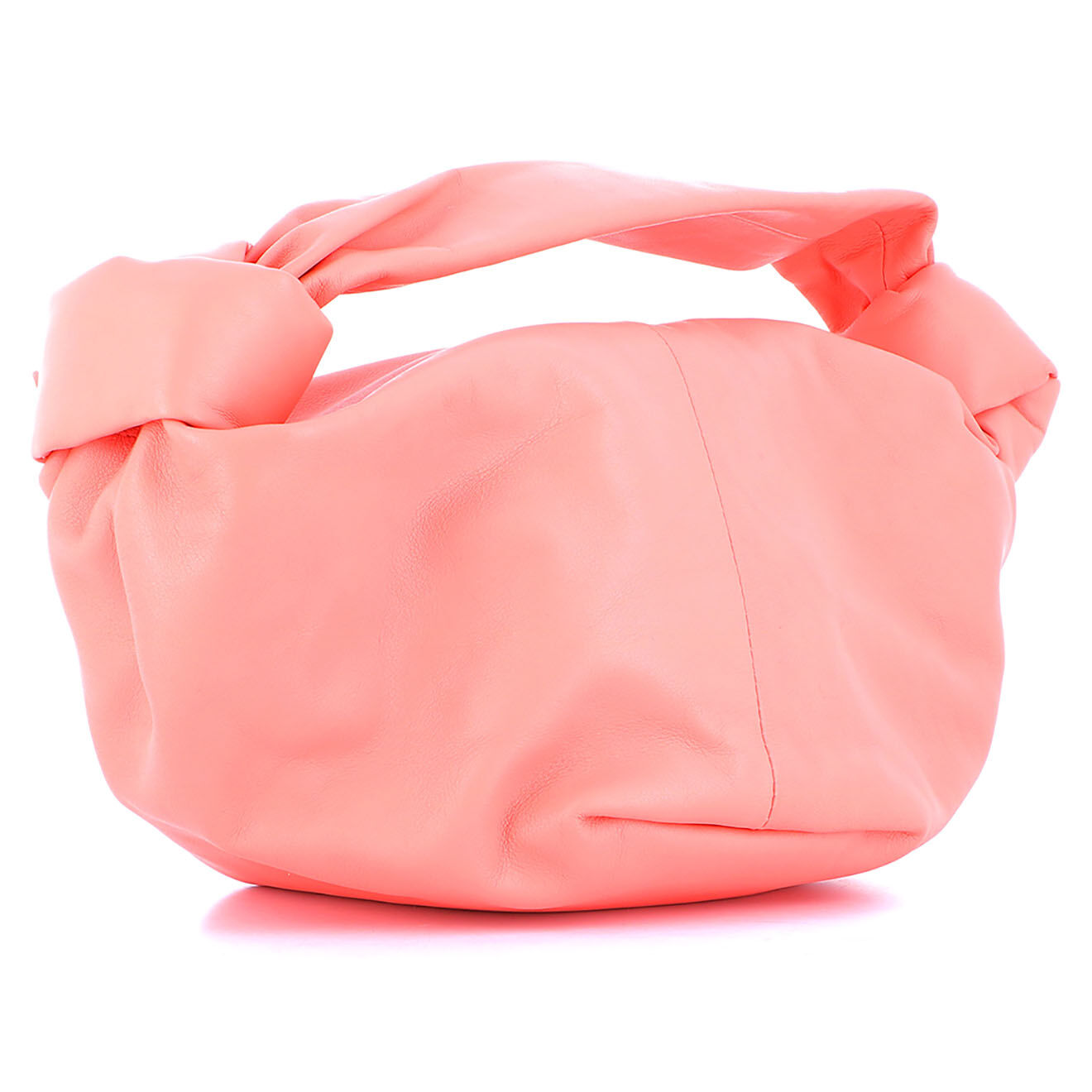 Bottega Veneta Sac à main Jodie en Cuir rose - Très bon état - L.28 cm