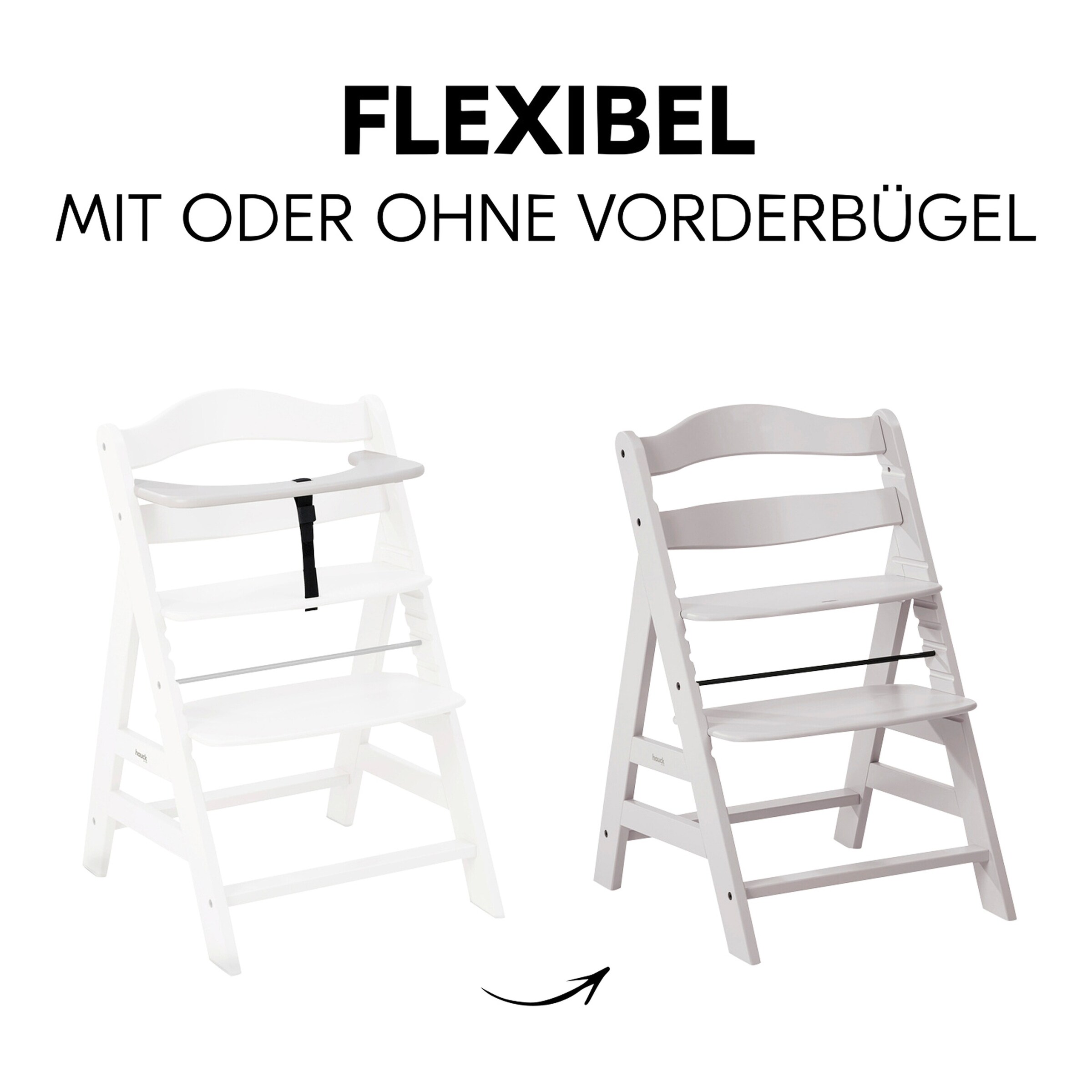 Hauck Hochstuhl Alpha + creme
