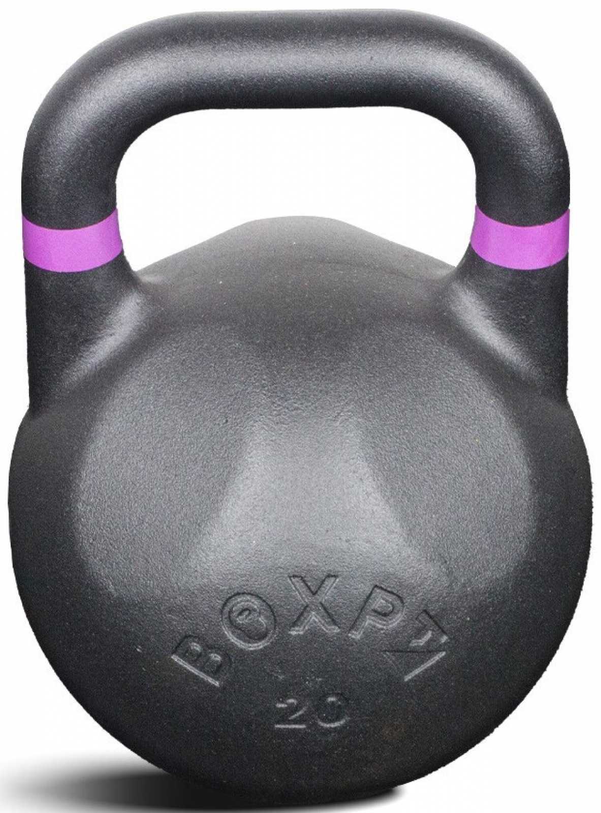Kettlebell de competição BOXPT com revestimento em pó, 24 kg