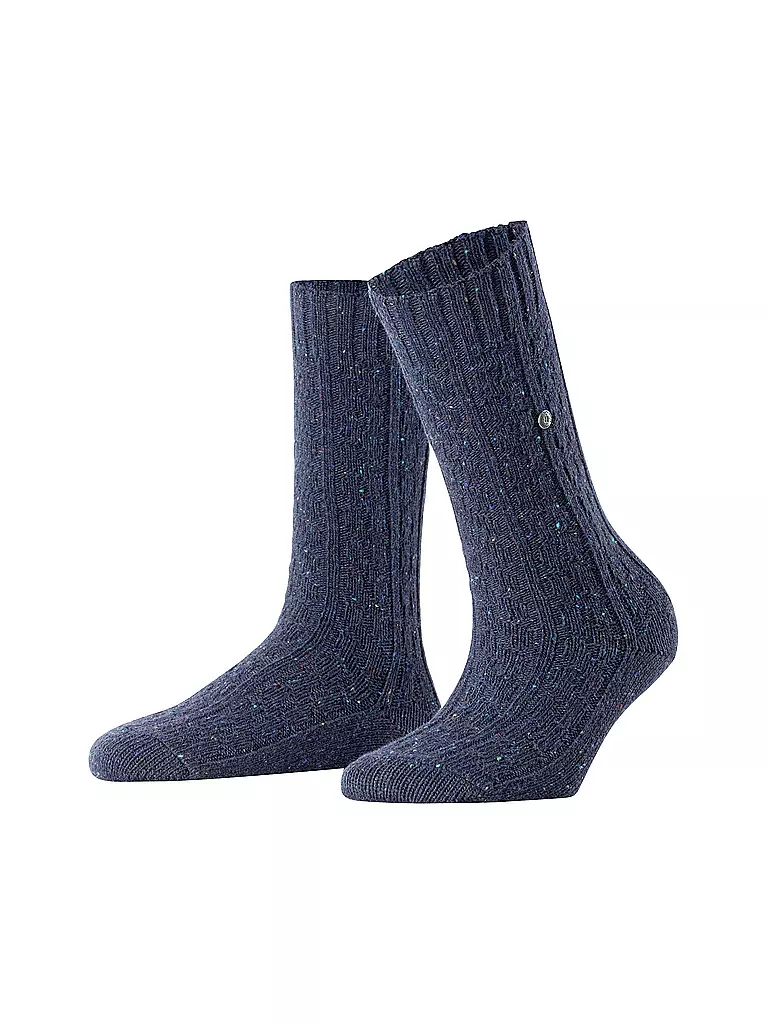 BURLINGTON Damen Socken TWEED TALES 36-41marine blau