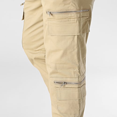 Pantalon Cargo Beige