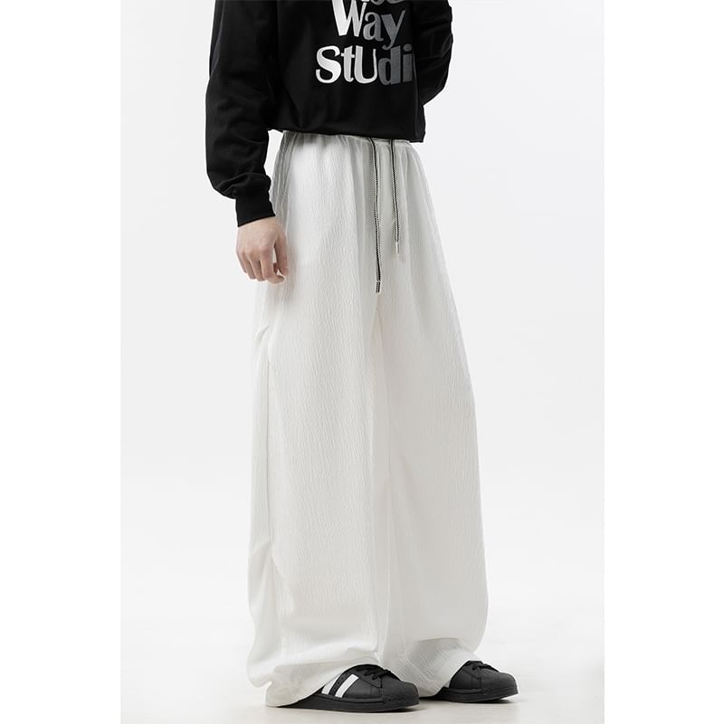 Priam - Hoge taille effen wijde broek