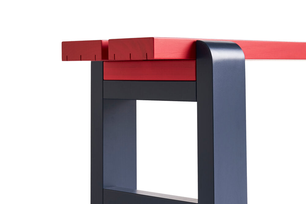 HAY  Weekday Duo havebænk - Wine Red/Steel Blue