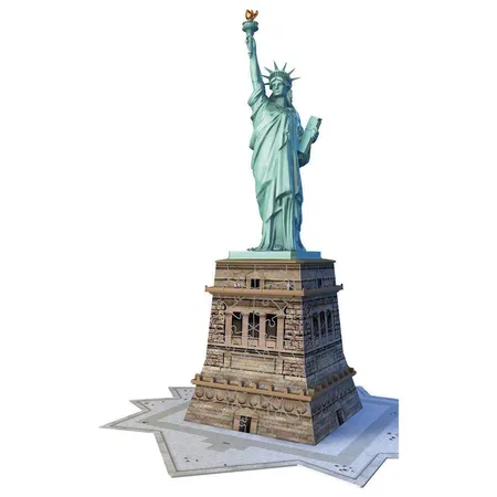 Ravensburger 3D Puzzle Bauwerke Freiheitsstatue, 108 Teile