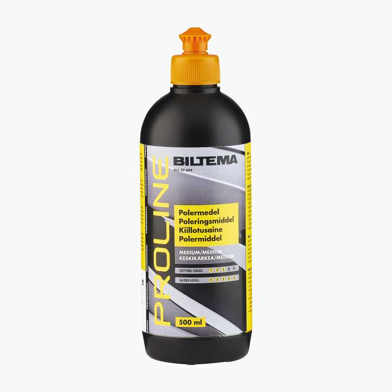 Poleringsmiddel, middels grovt, 500 ml