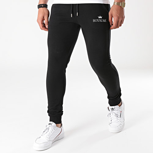 Pantalon Jogging Royaume Noir Blanc