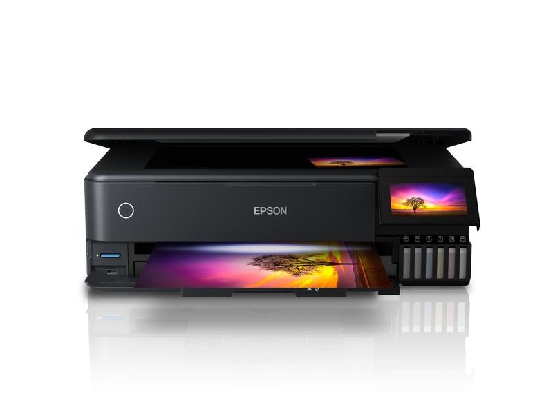 Epson Multifunktionsdrucker EcoTank ET-8550 A3-fähiger 3-in-1-Multifunktions-Fotodrucker mit EcoTank-System