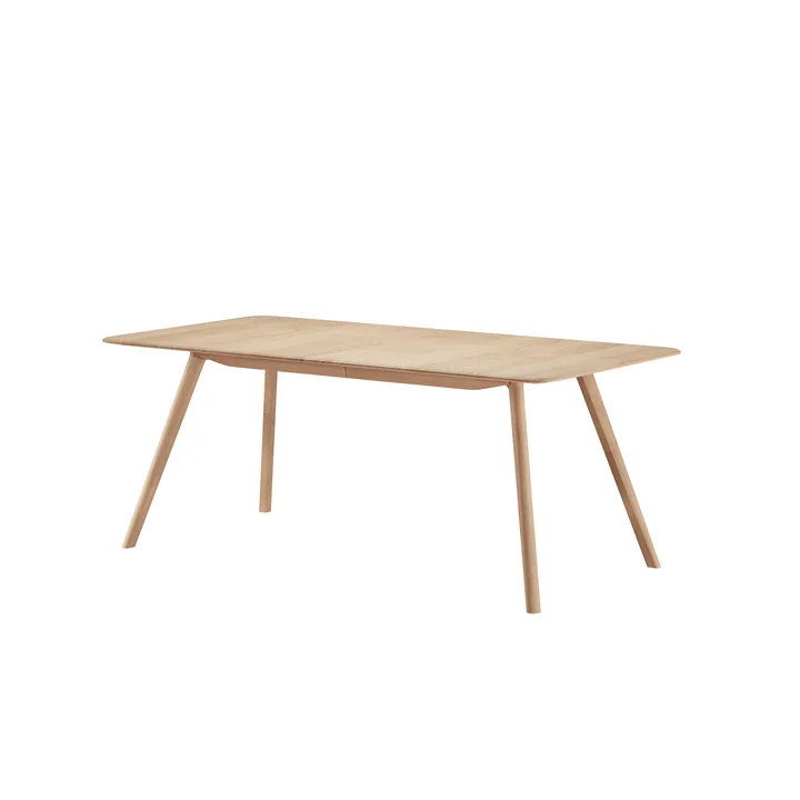 OUT Objekte unserer Tage - Meyer Ausziehtisch, 180 - 270 cm, Eiche gewachst mit Weisspigment