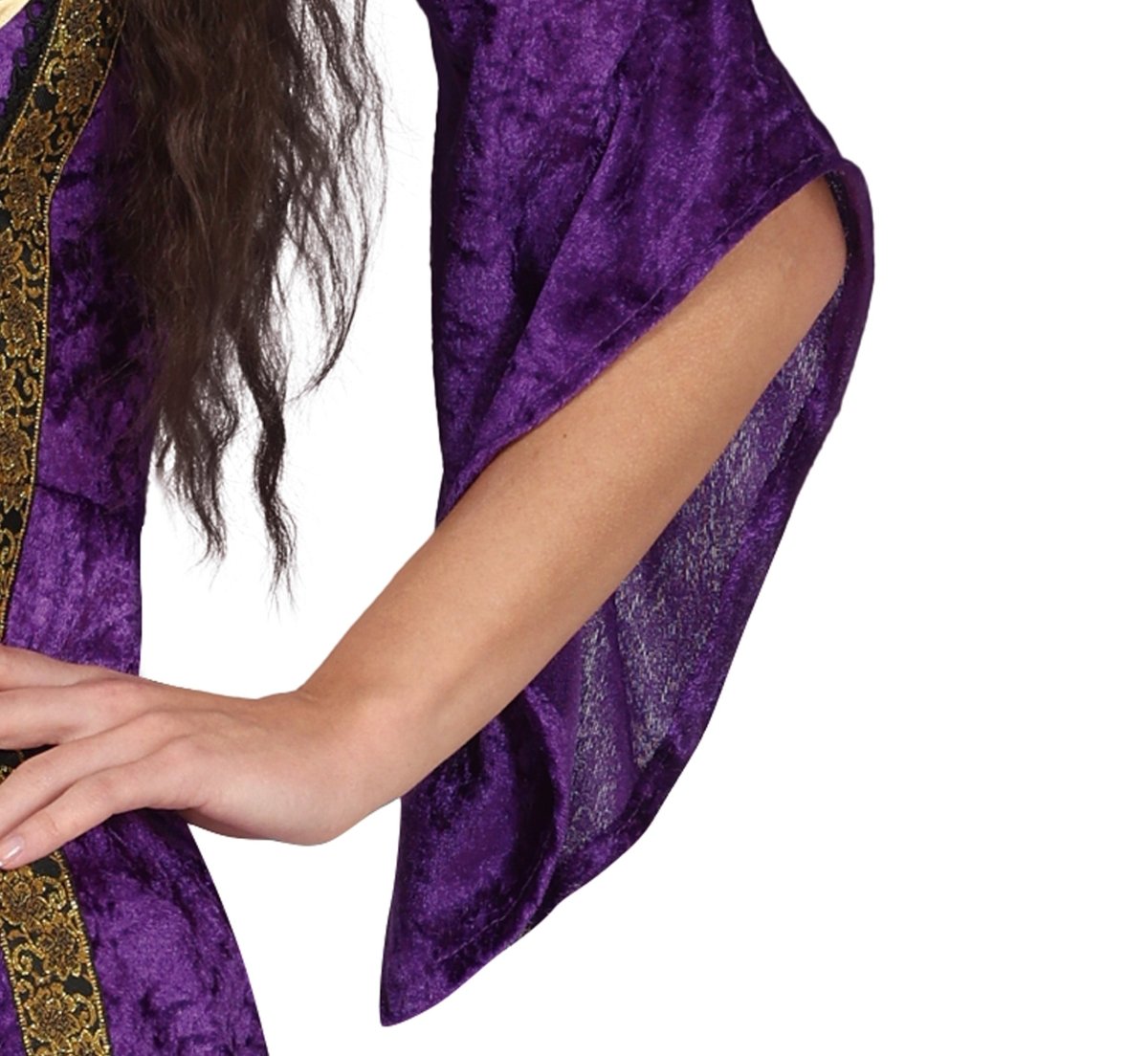 Middeleeuwen Jurk Paars Dames
