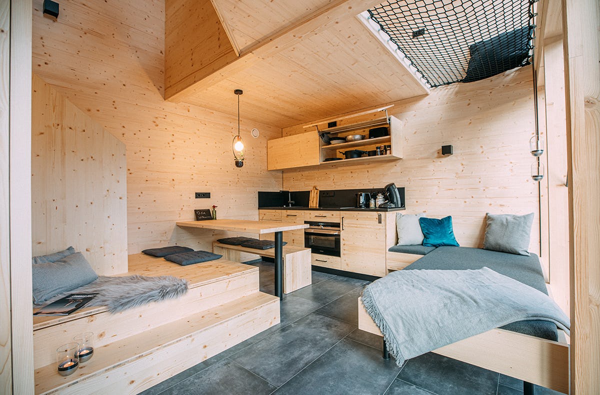Außergewöhnlich Übernachten im Baumchalet für 2