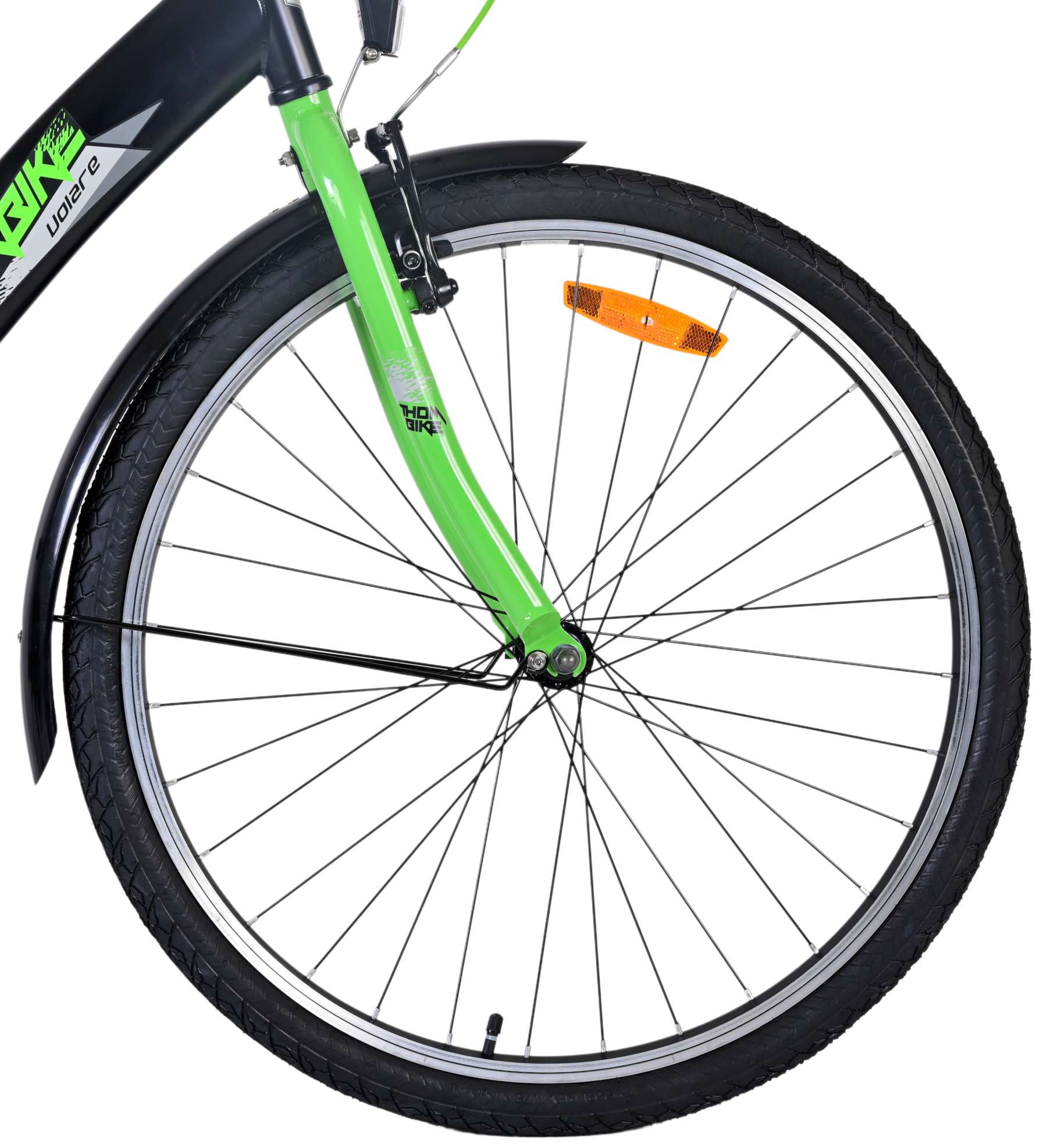 Kinderfahrrad Thombike für Jungen 26 Zoll Kinderrad in Schwarz Grün