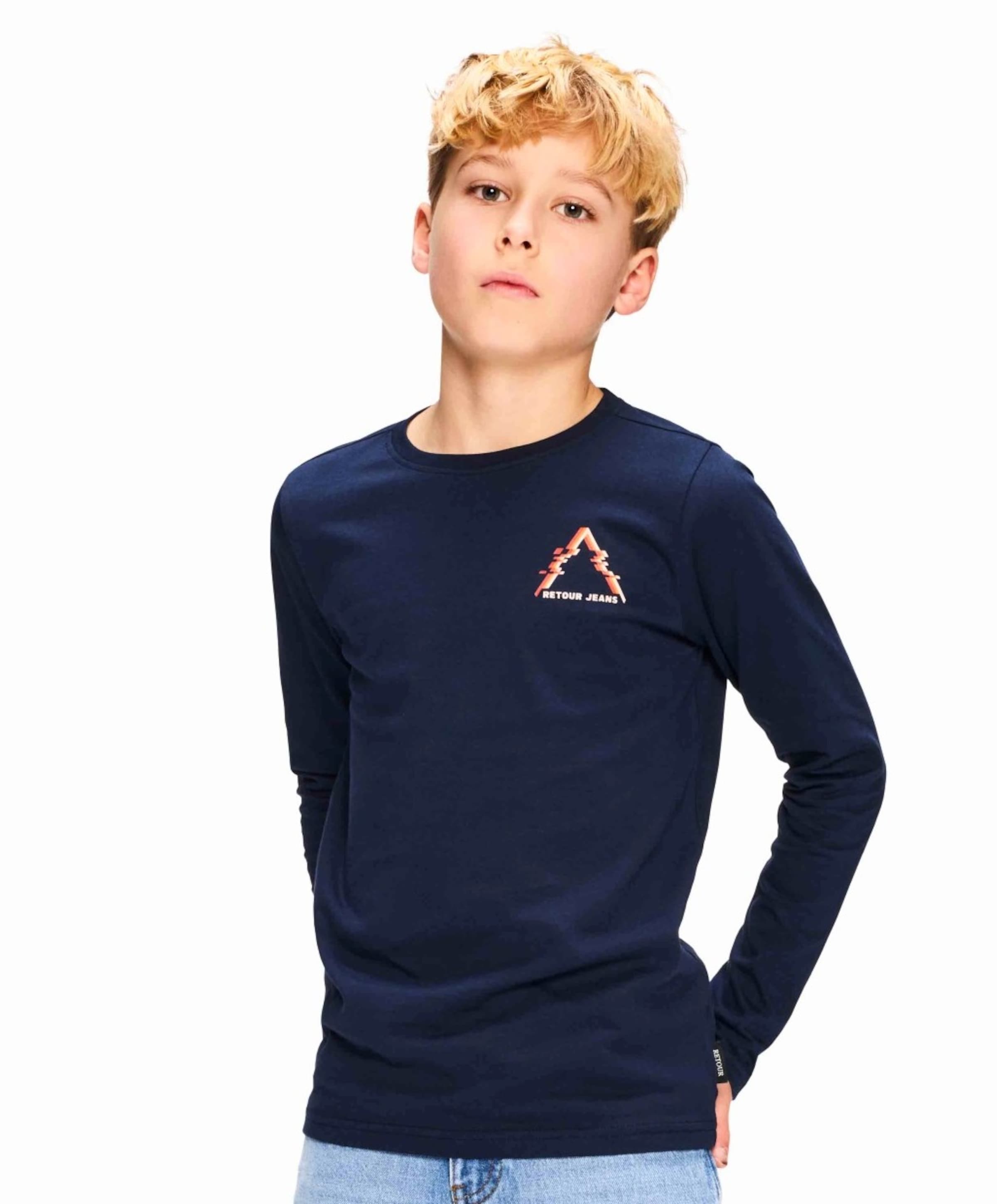 Retour Jongens longsleeve blauw