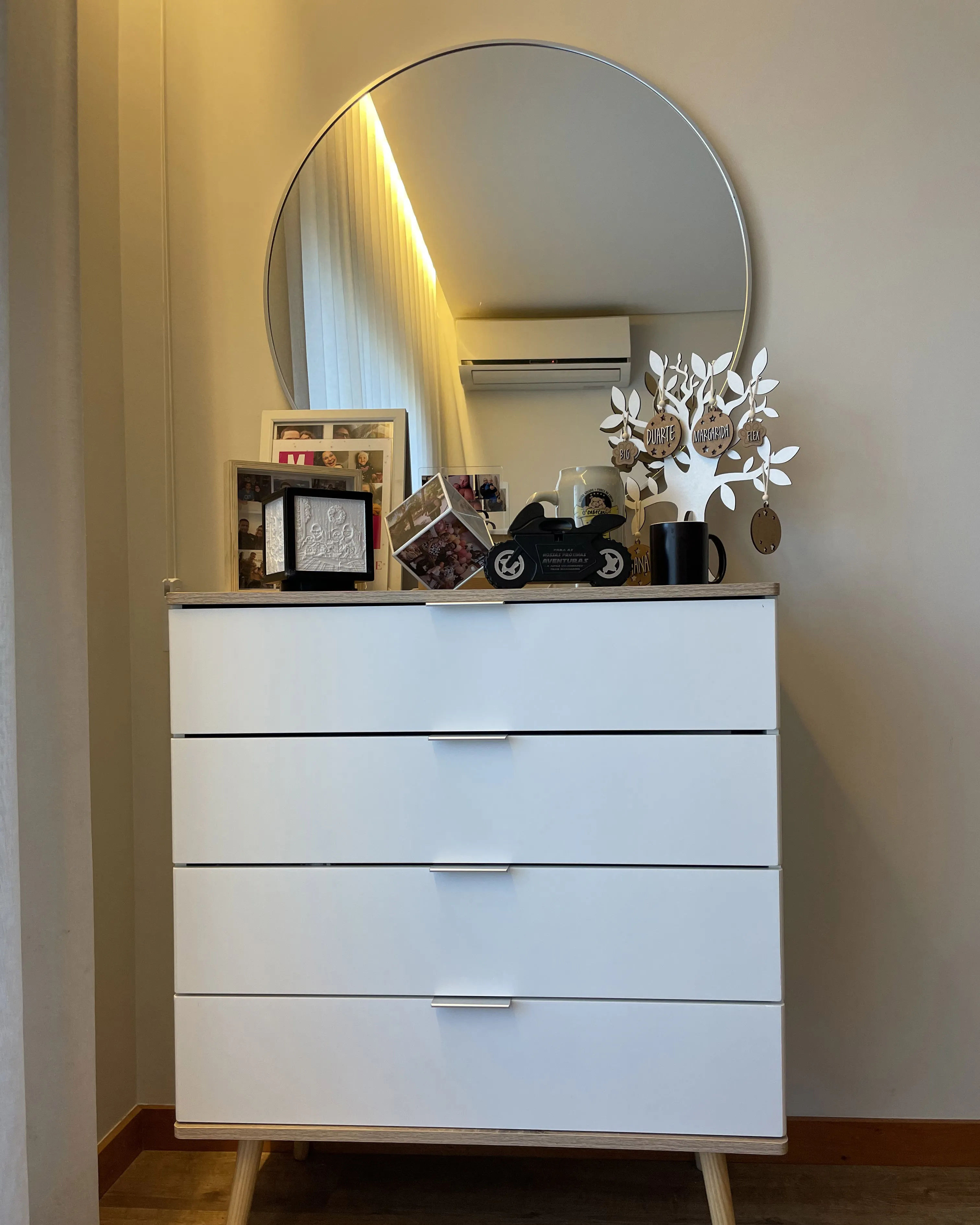 Wandspiegel ANNEMASSE 80 cm 80 cm Metaal Zilver
