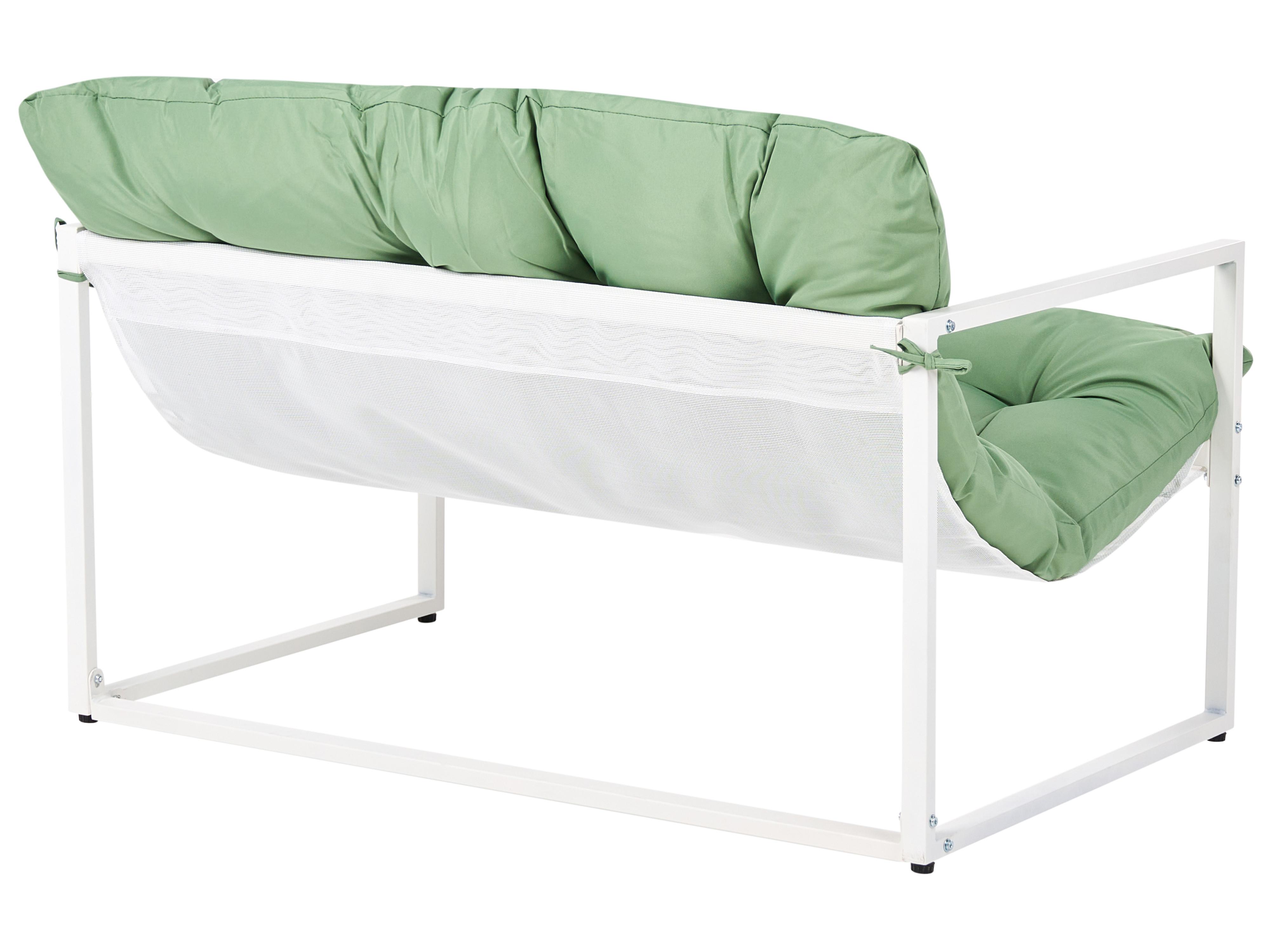 Loungeset met tafel 4-zits GARDA Metaal Groen