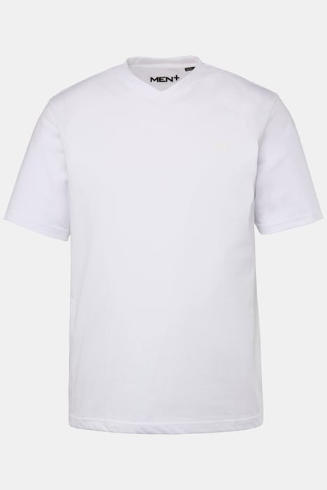 Men+ T-Shirt, Basic, 2er-Pack, Halbarm, V-Ausschnitt, bis 8 XL