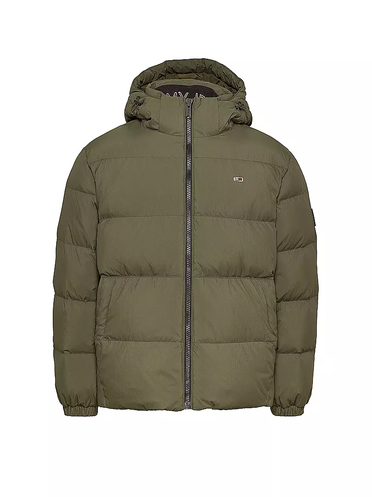 TOMMY JEANS Daunenjacke  ESSENTIAL olive