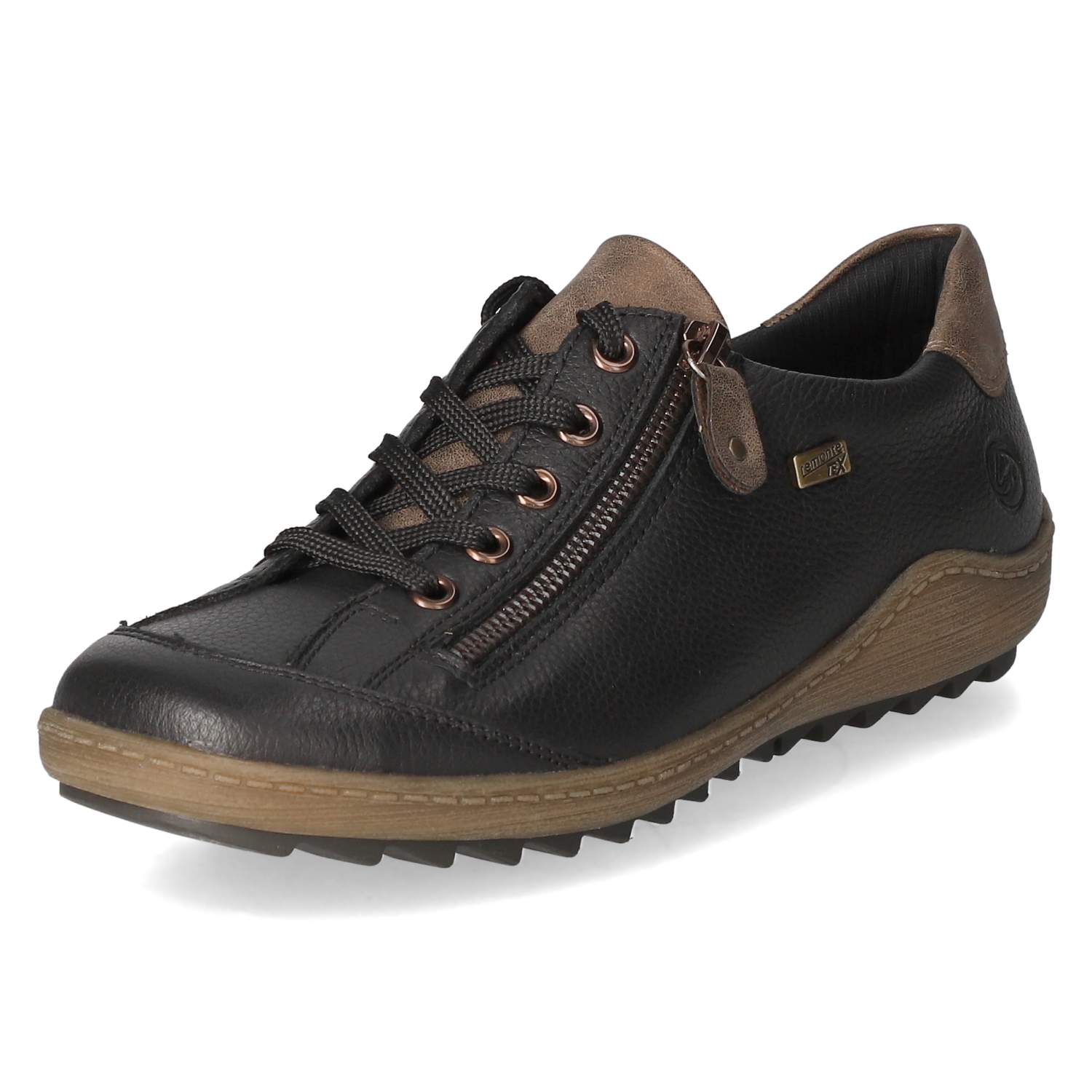 Remonte Halbschuhe - schwarz/braun