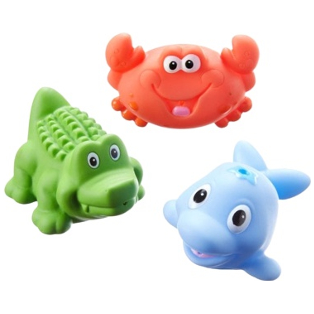 Nuby Wasserspritzer Baby-Badespielzeug 3er-Pack