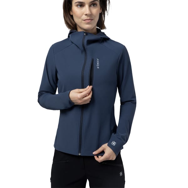 Softshell randonnée AYAQ RAVEN SOFTSHELL JKT W BLUE SLATE