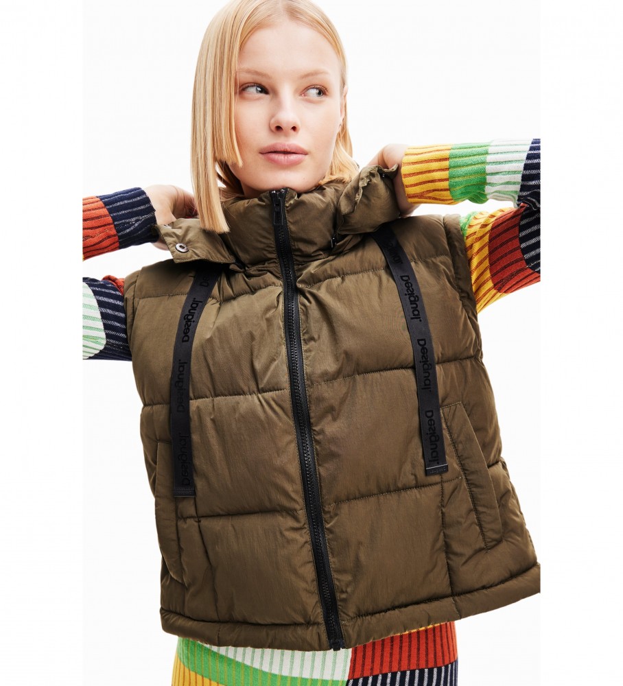 Casaco verde Desigual Tetris