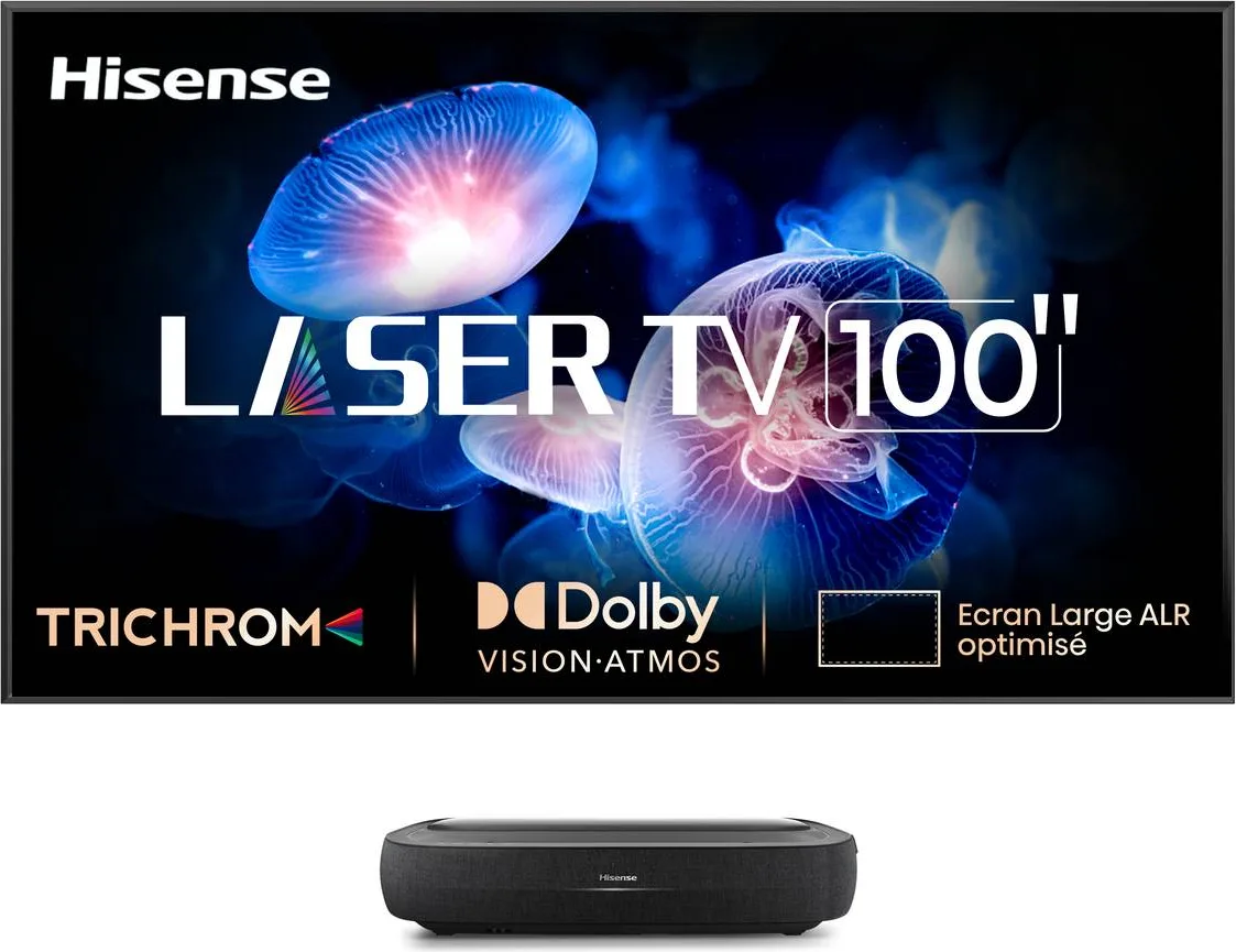 Hisense 100L9HD Laser TV Vidéoprojecteurs ultra courte focale