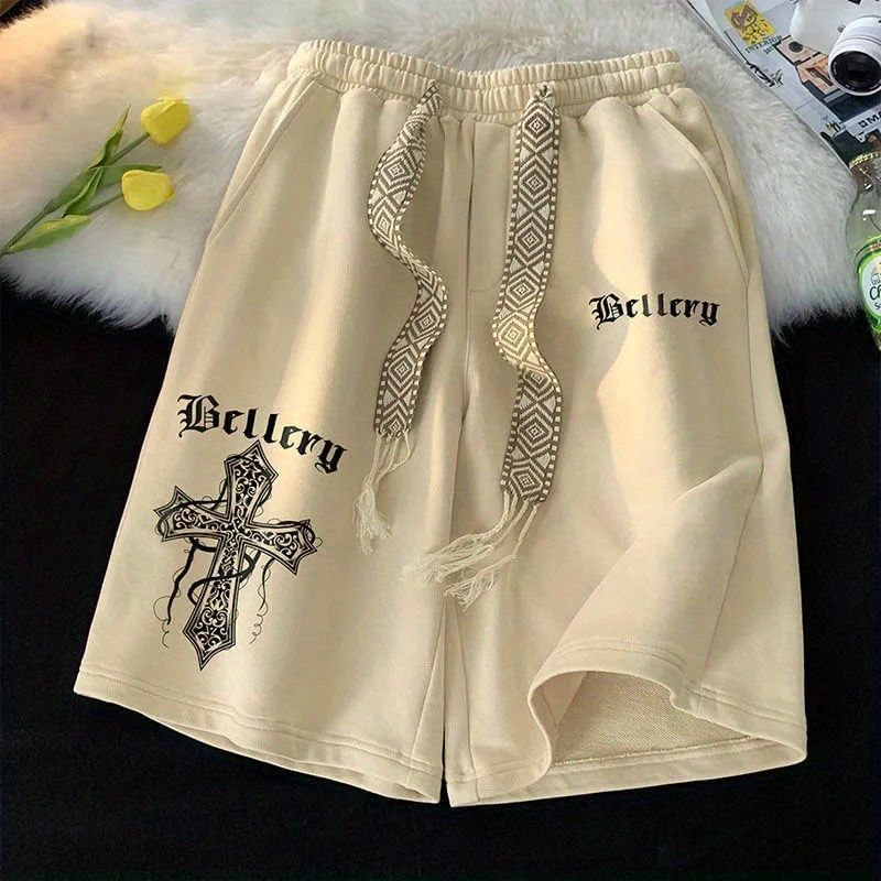 Bay Go Mall - Shorts met trekkoord en letters