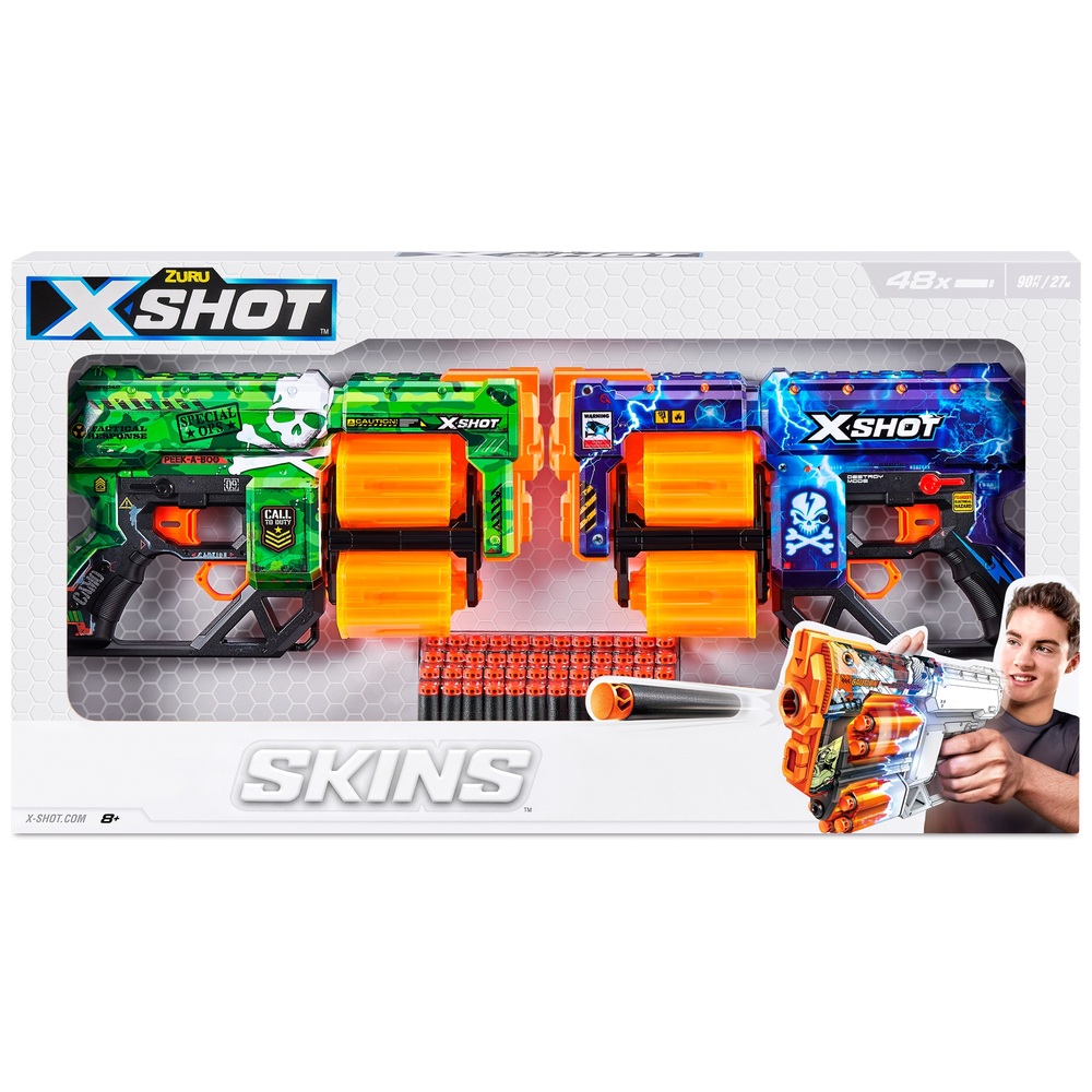 XSHOT Skins Dread Dart Blaster 2er-Pack von ZURU