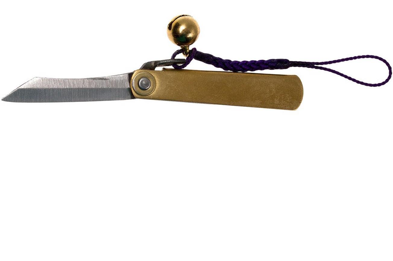 Higonokami zakmes 3,8 cm HIGO02, SK-koolstofstaal met lanyard