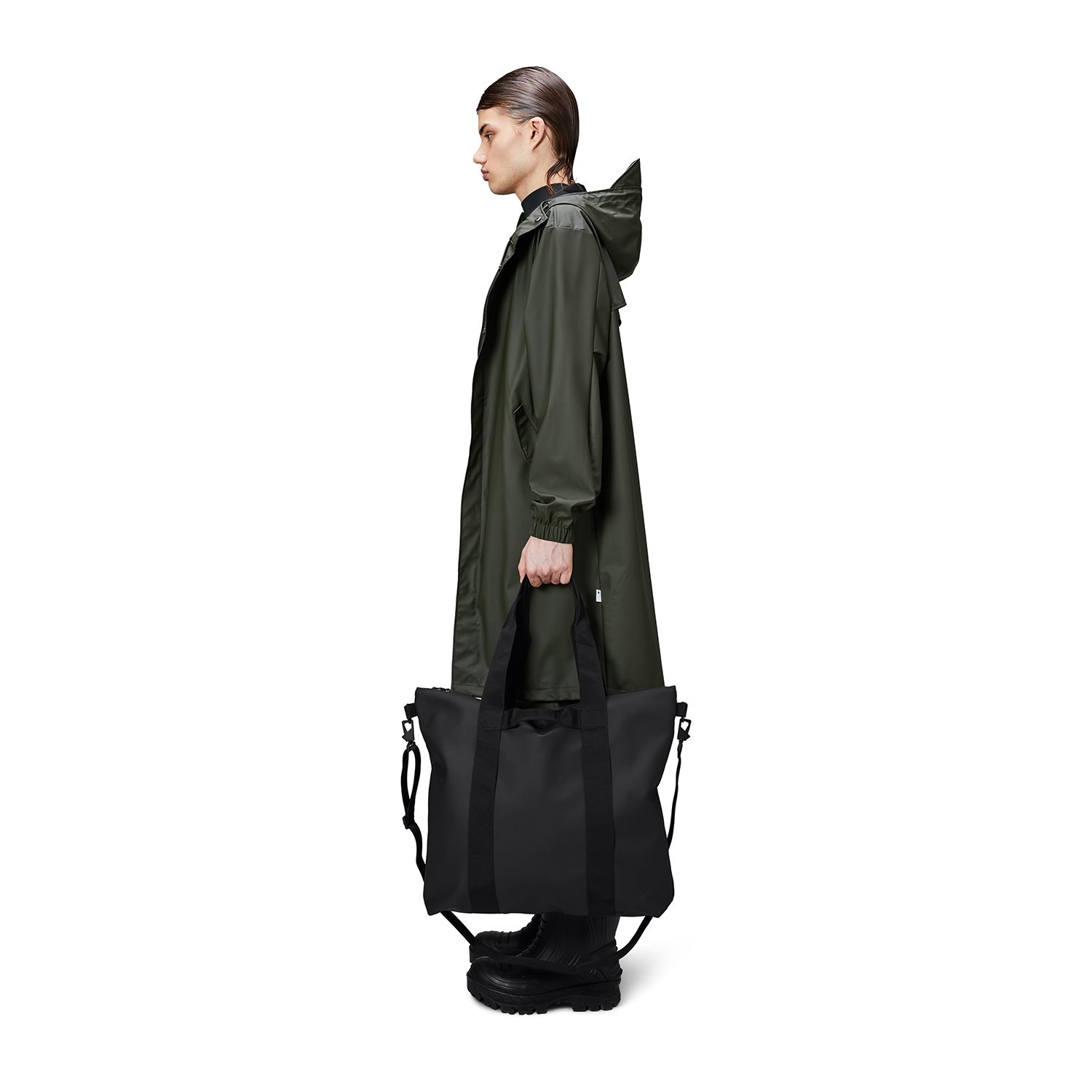 Rains Tote Bag W3 black