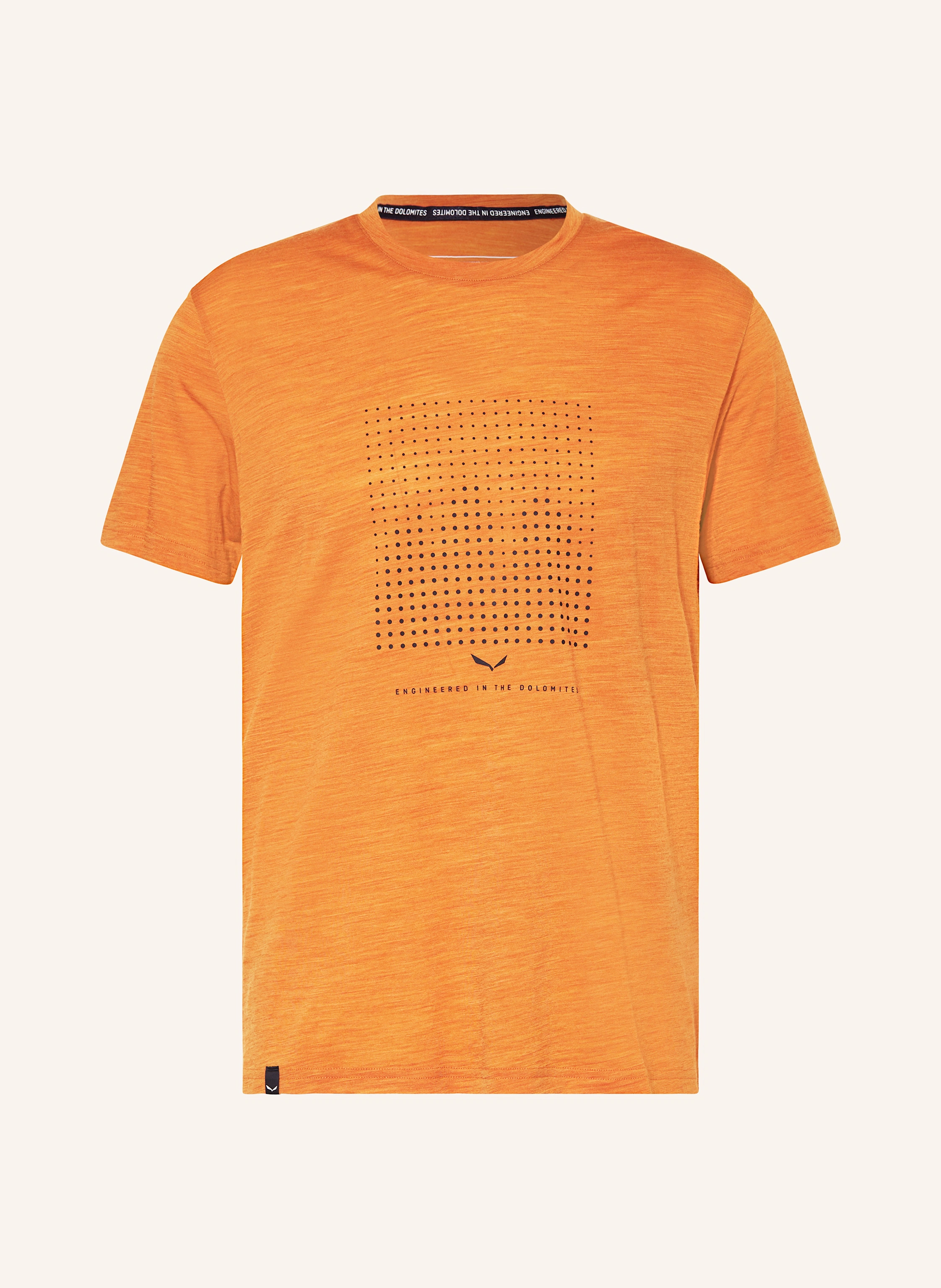 SALEWA T-Shirt EAGLE DOTTED aus Merinowolle
