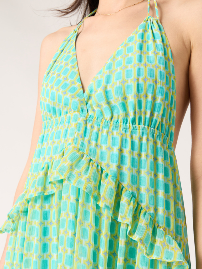 Robe longue dos nu