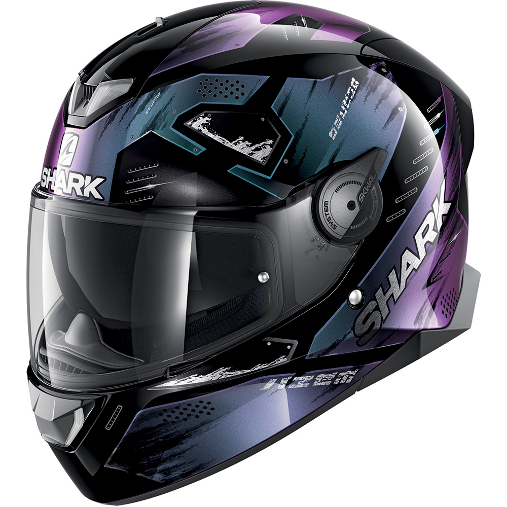 Shark - Casque Skwal 2.2 Venger Noir / Violet / Bleu