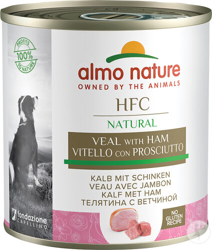 Almo Nature HFC Natural Veau Avec Jambon 290g